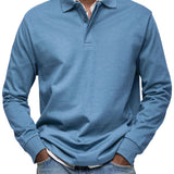 Sebastian | Long-Sleeve Luxury Polo