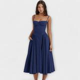 Rosalie - Robe corset sans manches raffinée