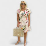 Lillian - Robe Élégante Florale