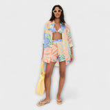 Mary - Ensemble court à imprimé tropical de Playa Boyfriend