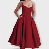 Mélie – Robe d'été légère avec détail corset