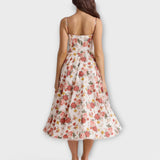 Mélie – Robe d'été légère avec détail corset