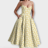Mélie – Robe d'été légère avec détail corset