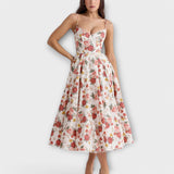 Mélie – Robe d'été légère avec détail corset