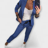 Malou - Ensemble coordonné de top, veste et pantalon