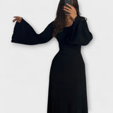 Jocelyn - Robe en tricot élégante avec détail à la taille