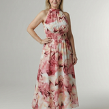 Sylin | Robe Midi à Encolure Halter