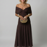 Calen | Robe Midi Off-Shoulder