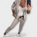 Malou - Ensemble coordonné de top, veste et pantalon