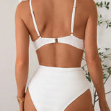 Sandra | Haut Croisé à Fort Maintien, Bikini Taille Haute