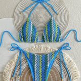 Grace | Bikini Triangle Effet Crochet