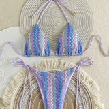 Grace | Bikini Triangle Effet Crochet