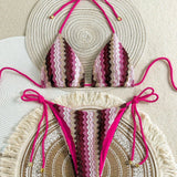 Grace | Bikini Triangle Effet Crochet