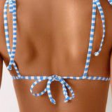 Claire | Bikini Triangle Imprimé Citron