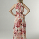 Sylin | Robe Midi à Encolure Halter