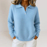 Clara | Soft Knit Collar Sweater