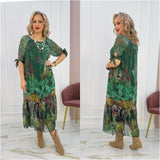 Clémence™ | Robe longue élégante florale confortable