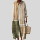 Robe d'été imprimée fluide