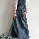 Demi™ - Robe Salopette en Denim Décontractée