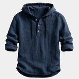 Ragnar | Linen Hooded Shirt