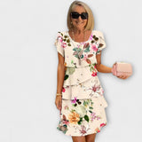 Lillian - Robe Élégante Florale