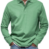 Sebastian | Long-Sleeve Luxury Polo