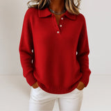 Clara | Soft Knit Collar Sweater