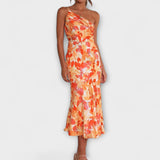 Tabea - Robe à imprimé floral asymétrique