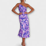 Tabea - Robe à imprimé floral asymétrique