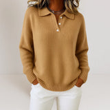 Clara | Soft Knit Collar Sweater