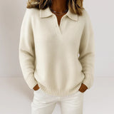 Clara | Soft Knit Collar Sweater