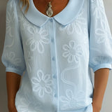 Aurélie™ — Blouse légère avec design floral pour une élégance naturelle