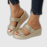 Nori | Mule à talon tressé