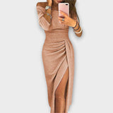 Lena - Robe Élégante Off-Shoulder