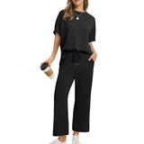 Eliza™ - Ensemble Décontracté Top et Pantalon