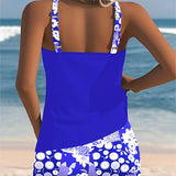 Suzan - Haut de Maillot de Bain avec Ensemble Boxer Imprimé