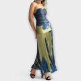 Noelle - Robe Midi Sans Bretelles
