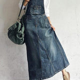 Demi™ - Robe Salopette en Denim Décontractée