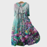 Robe Fleurie avec Design Dégradé