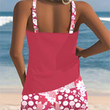 Suzan - Haut de Maillot de Bain avec Ensemble Boxer Imprimé