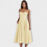 Rosalie - Robe corset sans manches raffinée
