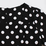 Marguerite™ | Robe pois élégante confortable intemporelle