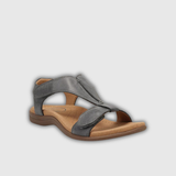 Lara | Sandales en cuir avec fermeture réglable et semelle anatomique