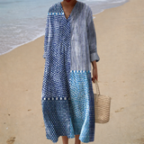 Robe d’Été Imprimée Flatteuse