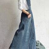 Demi™ - Robe Salopette en Denim Décontractée