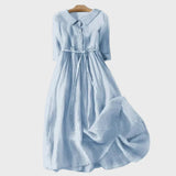 Robe avec Col Élégant