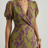 Virel | Robe midi à fleurs décontractée