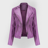 Vera | Soft Leather Classic Jacket