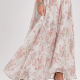Guinevere | Robe midi fluide à motif floral
