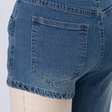 Astra - Shorts en denim asymétriques tendance avec une bretelle